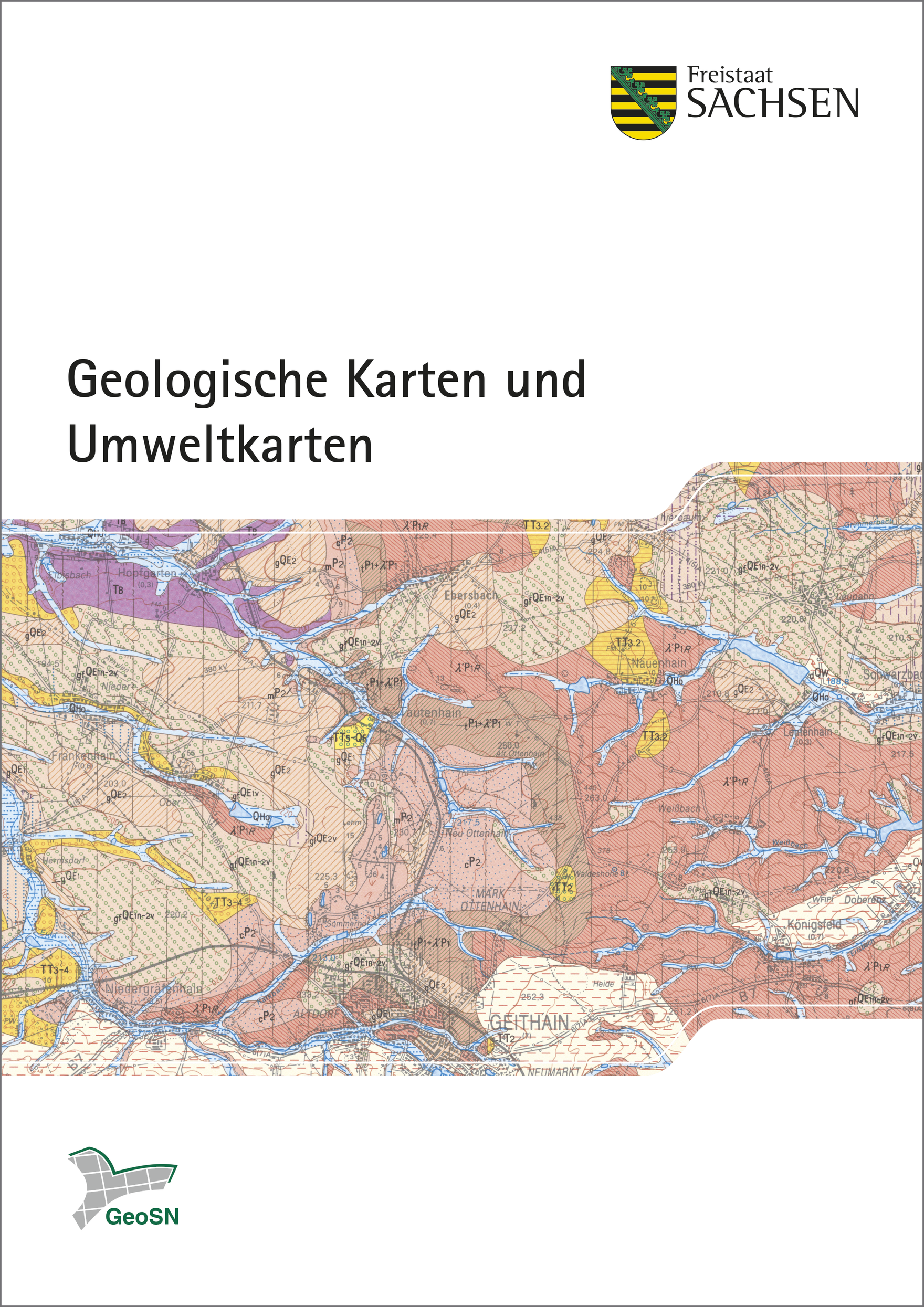 Titelseite Broschüre Broschüre Geologische Karten und Umweltkarten