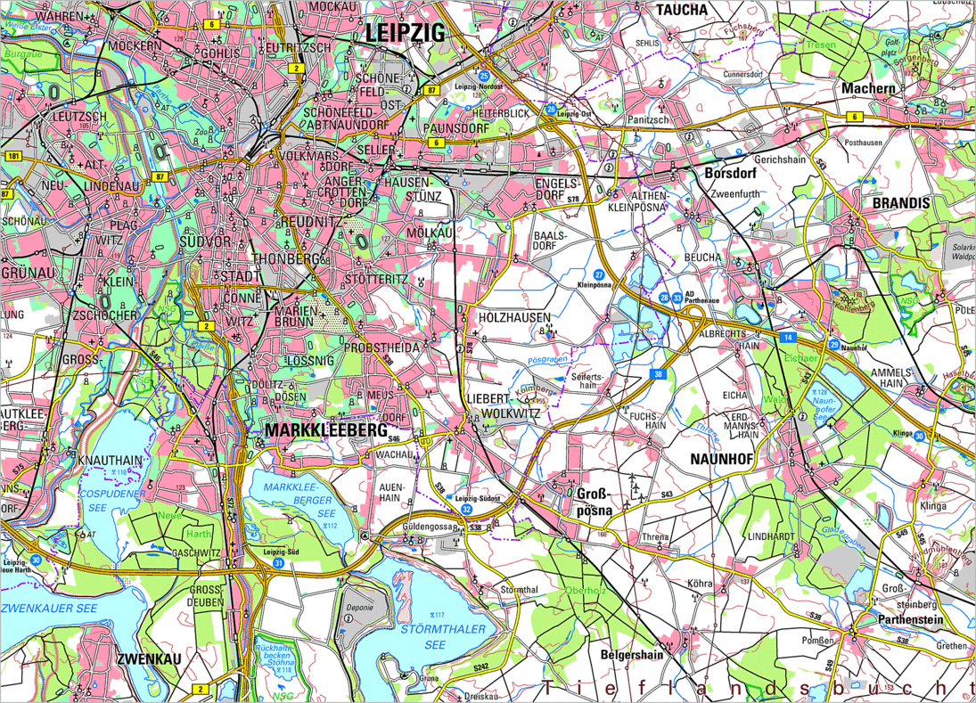 Digitale Topographische Karte - Geobasisinformation - sachsen.de