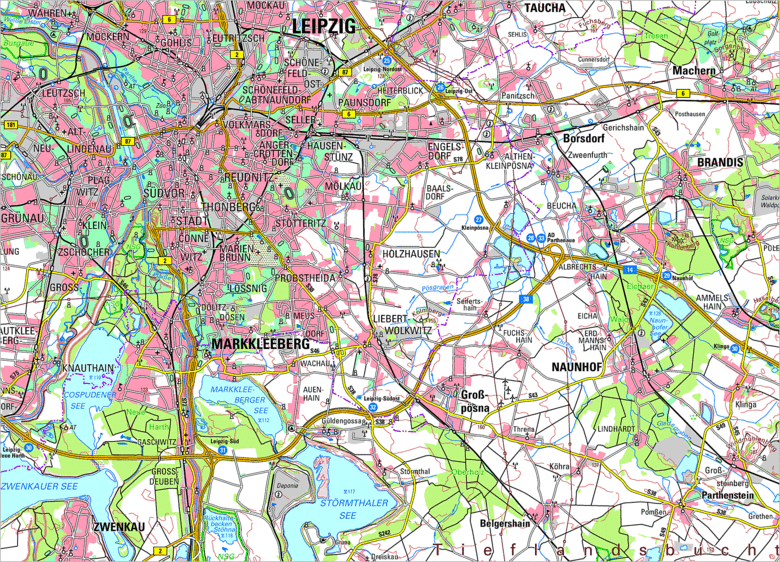 Digitale Topographische Karte - Geobasisinformation - sachsen.de