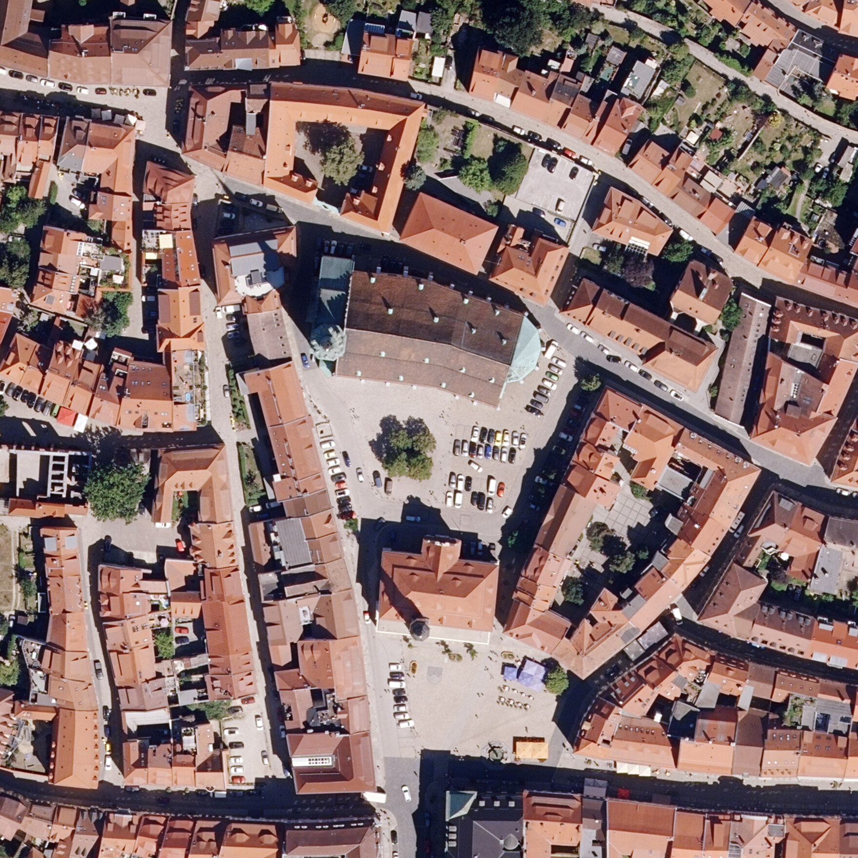 Luftbild Dom St. Petri zu Bautzen