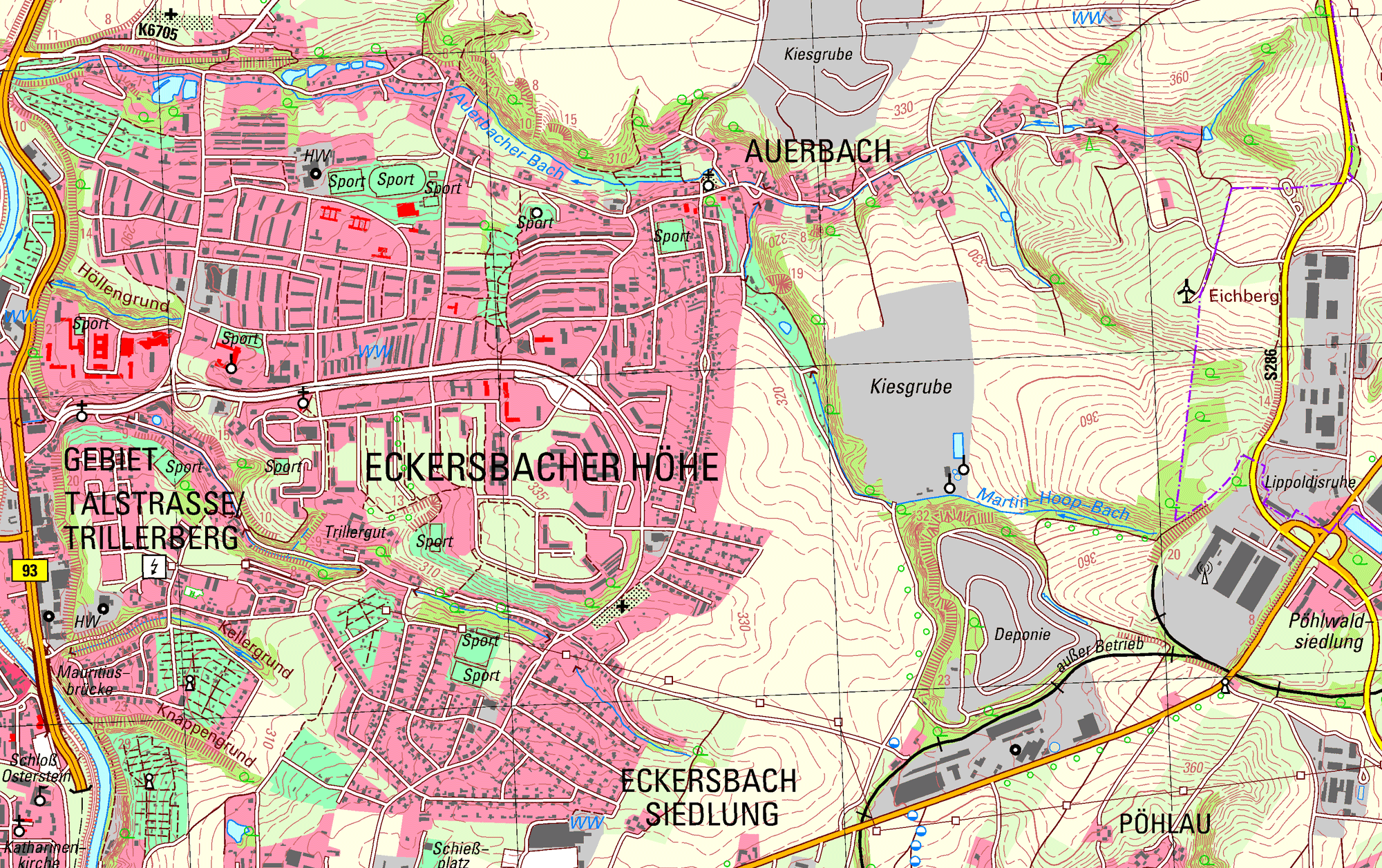 Digitale Topographische Karte - Geobasisinformation - sachsen.de