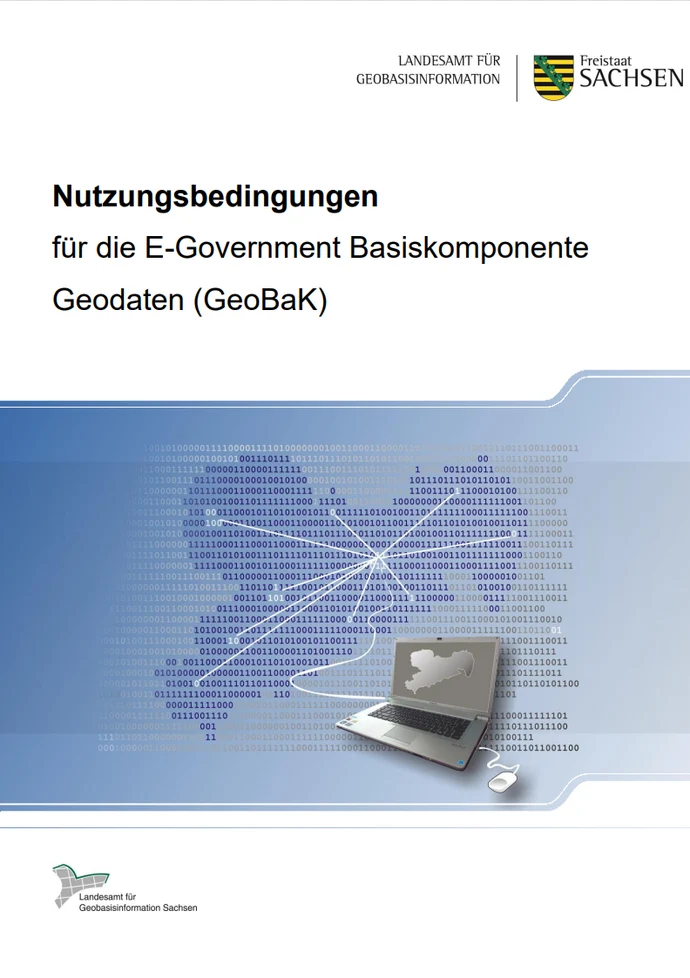Titelbild Nutzungsbedingungen der GeoBaK (PDF)