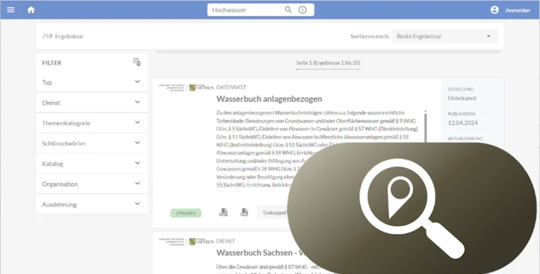 Geodatenrecherche