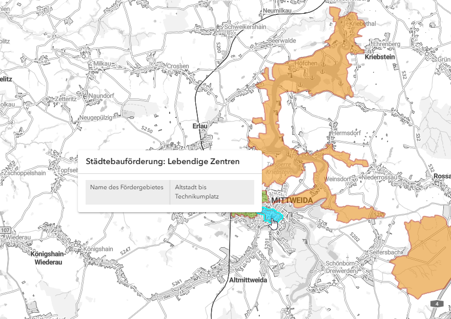 Detailansicht Mouse Over
