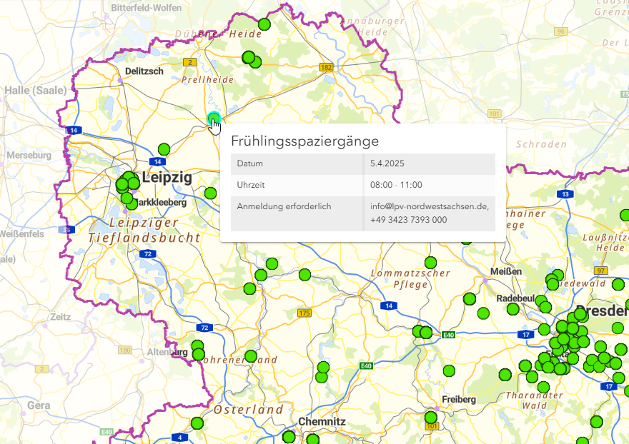 Detailansicht Mouse Over