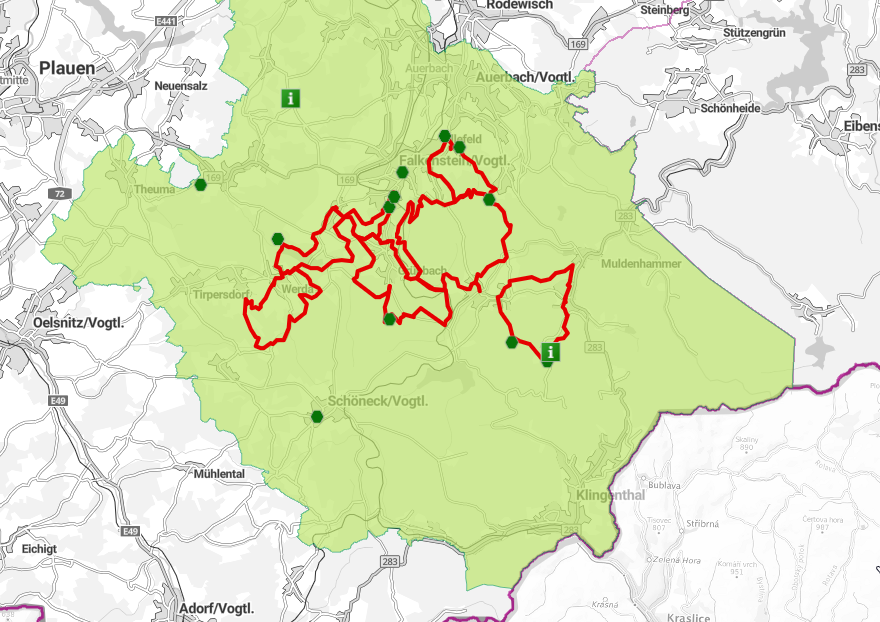 Detailansicht Kombination unterschiedlicher Symbole