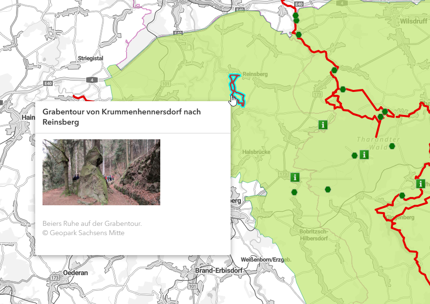 Detailansicht Mouse Over