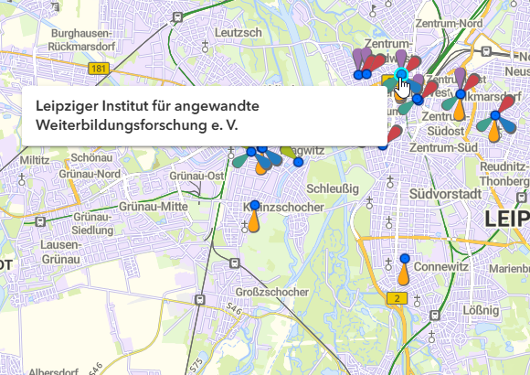 Detailansicht Mouse Over