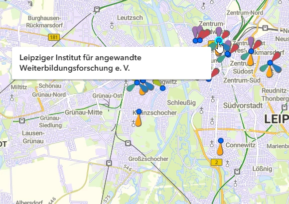 Detailansicht Mouse Over