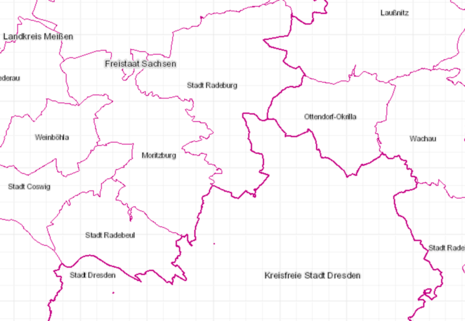 Ausschnitt Geoportal WMS Verwaltungseinheiten