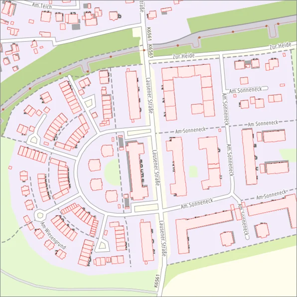Screenshot WMS Gebäude (INSPIRE-konform)