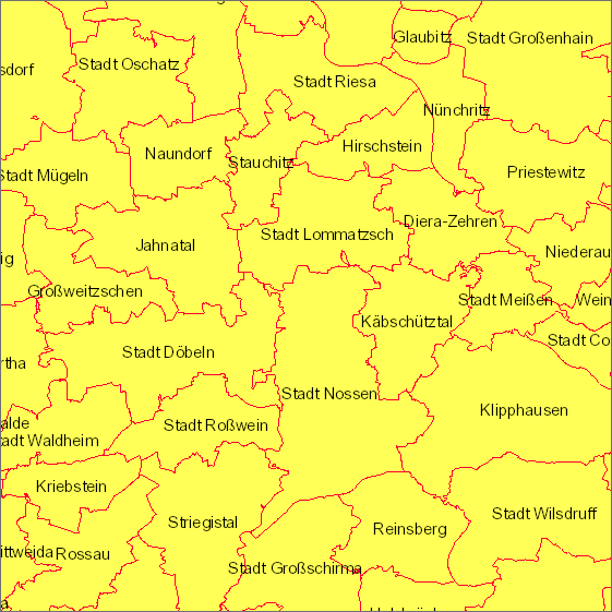 Ausschnitt Geoportal WMS Verwaltungseinheiten (INSPIRE-konform)