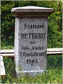 Historische Triangulationssäule Hutberg