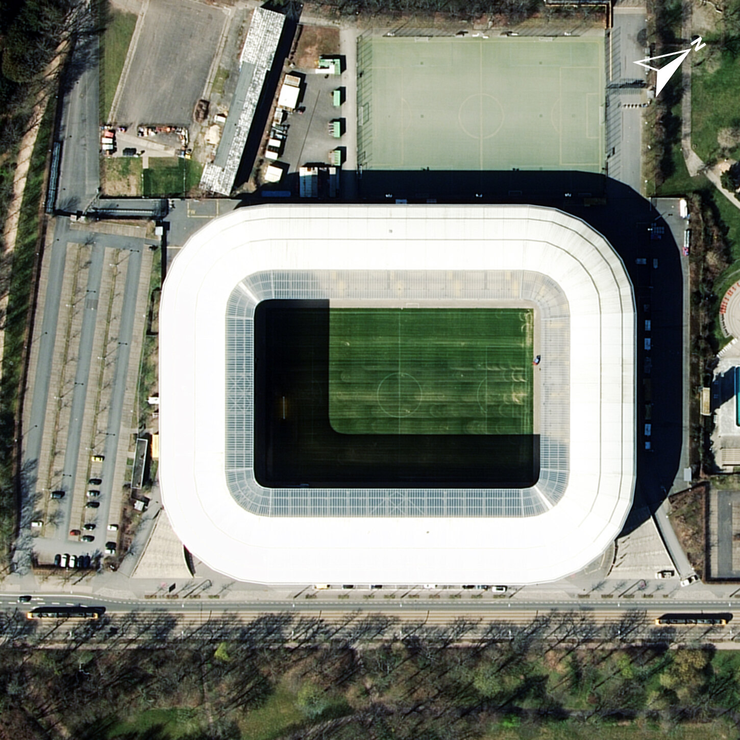 Luftbild Rudolf-Harbig-Stadion, Dresden