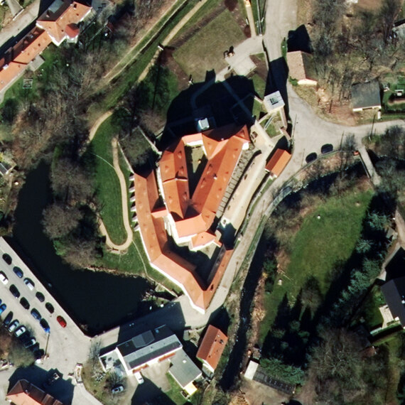 Luftbild Schloß Klippenstein