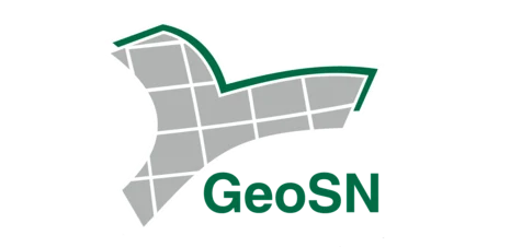 Das Bild zeigt das Zweitlogo des GeoSN.