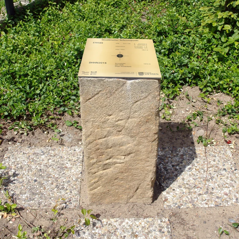 Referenzpunkt beim GeoSN in Dresden