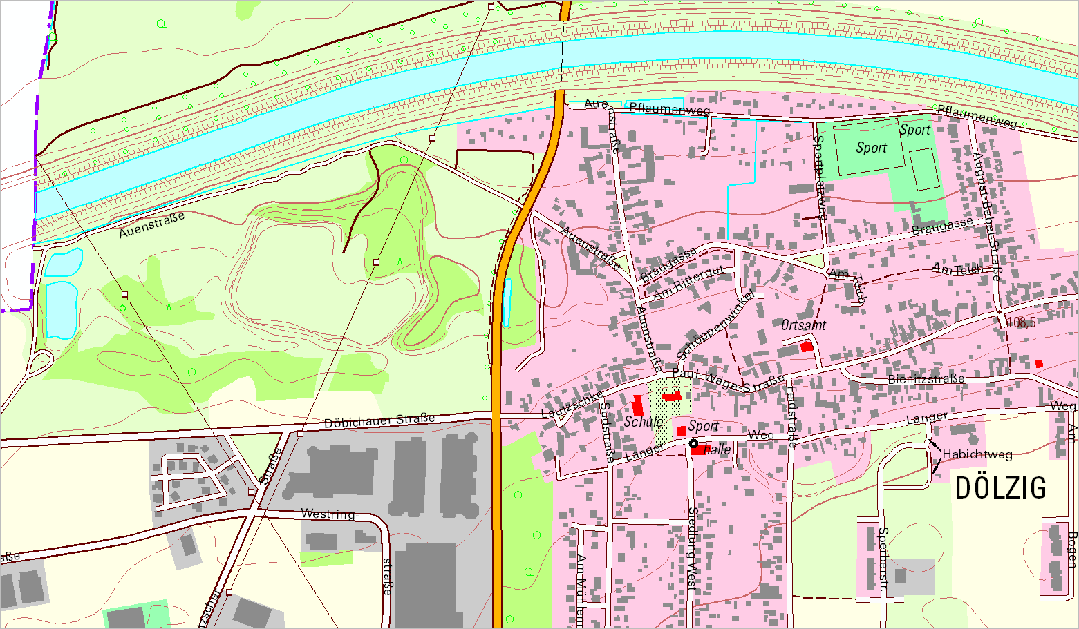 ATKIS-SK10 konforme Darstellung