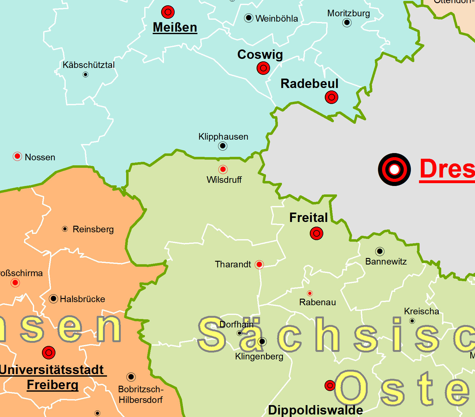 Verwaltungsgrenzen - Geobasisinformation - sachsen.de