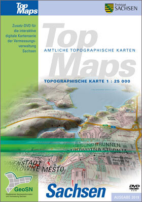 Topographische Karte 1 : 25 000