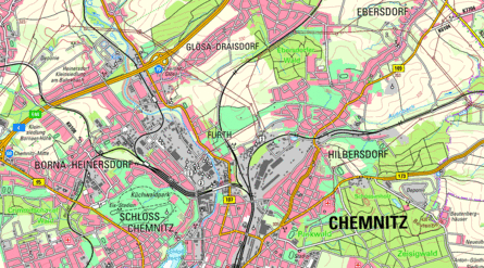 sachsen topographische karte Digitale Topographische Karte Sachsen De sachsen topographische karte