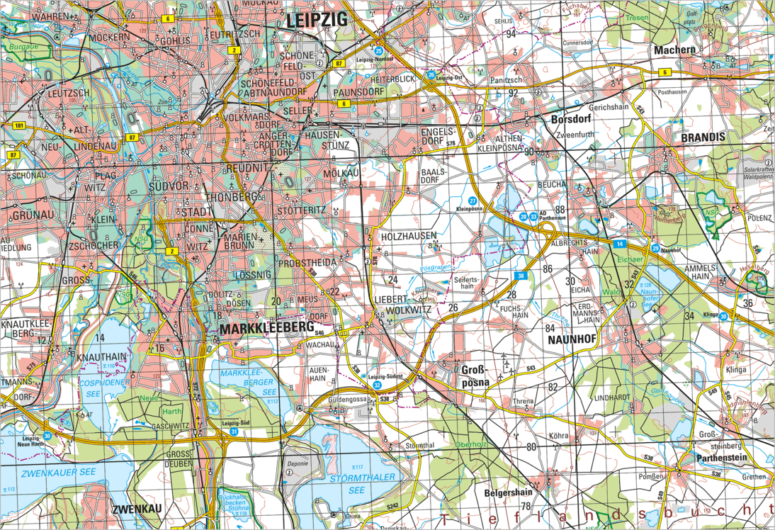 Topographische Karte - Geobasisinformation - sachsen.de