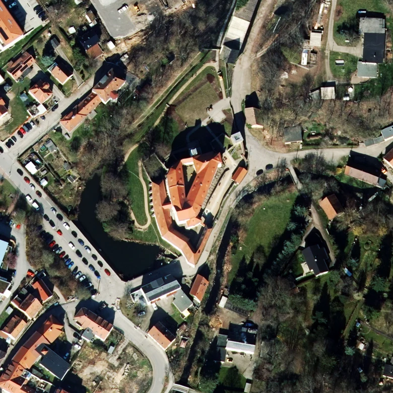 Luftbild Schloß Klippenstein