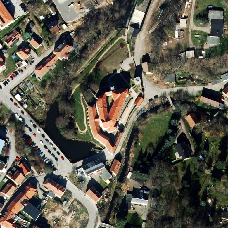 Luftbild Schloß Klippenstein