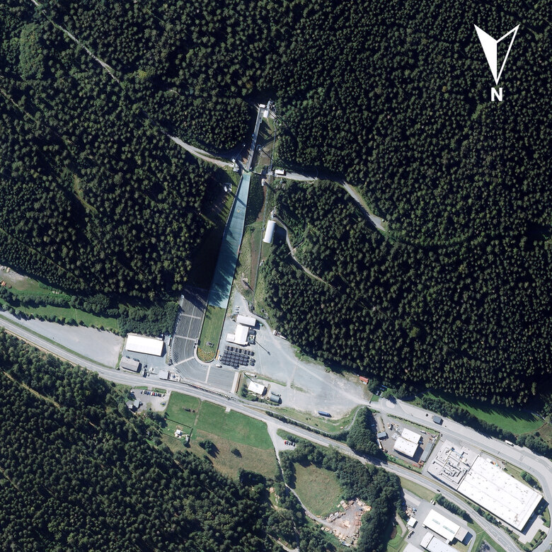 Luftbild Vogtland Arena in Klingenthal