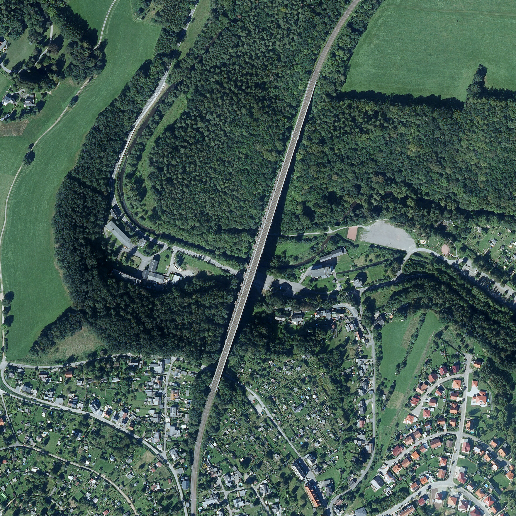 Luftbild Göltzschtalbrücke