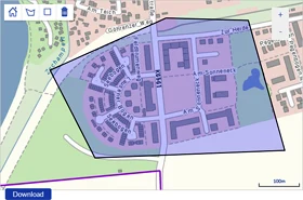 Gebietsauswahl Daten